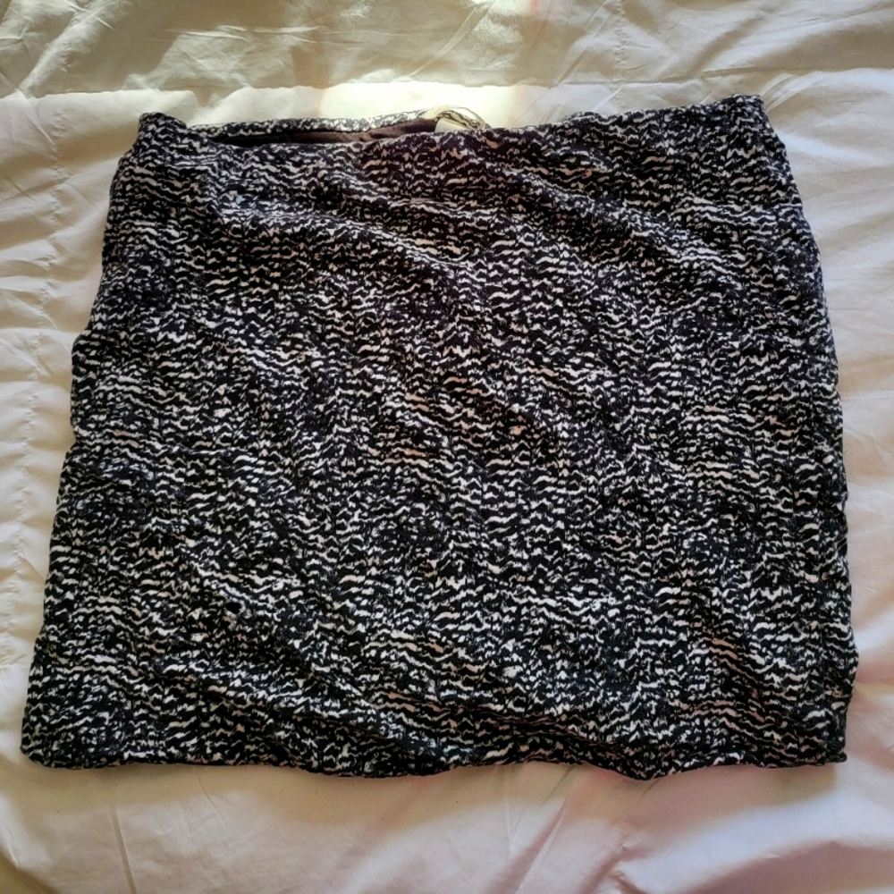 Black and white skirt